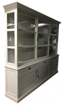 Buffetkast Putten XL wit - wit 300 x 50/40 x 240cm - nr. 1