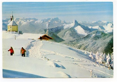 T086 Wallberg Kapelle - Wallbergbahn Rottach Egern / Duitsland - 1