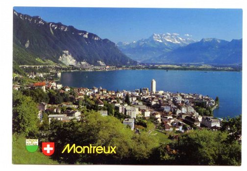 T087 Montreux Lac Leman et les Dents du Midi / Zwitserland - 1