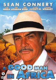 A Good Man In Africa (DVD) met oa Sean Connery  blauwe cover