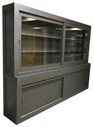 Buffetkast Diemen antraciet - antraciet strak design laden greeploos 300cm breed - nr. 1