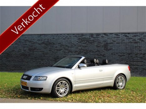 Audi A4 Cabriolet - 3.0 V6 quattro Pro Line Cabrio, Automaat, Leder, Youngtimer - 1