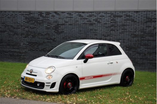 Fiat 500 Abarth - 1.4-16V Esseesse 160pk Unieke sportieve uitvoering in top staat zwart lederen bekl - 1