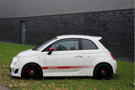 Fiat 500 Abarth - 1.4-16V Esseesse 160pk Unieke sportieve uitvoering in top staat zwart lederen bekl - 1