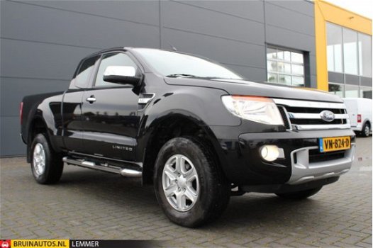 Ford Ranger - 2.2 TDCi Limited Super Cab 4 X 4 leer clima luxe Pick -Up - 1