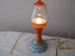 Opaline glazen lampje - 1 - Thumbnail