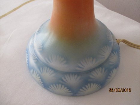 Opaline glazen lampje - 4