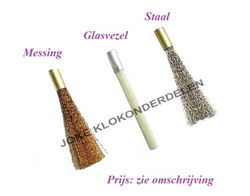=== Messing / Glasvezel / Staal inzet = nieuw === 39634