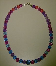 leuke kinderketting in paars-blauw Nieuw!