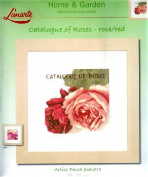 LANARTE BORDUURPAKKET CATALOGUE OF ROSES 34993A OP=OP - 1