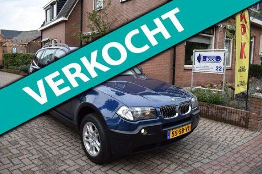 BMW X3 - 2.5i LEER/CRUISE/PDC/6 BAK/TREKHAAK/NETTE STAAT - 1