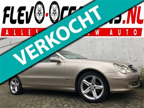 Mercedes-Benz CLK-klasse Coupé - 200 K. Elegance AUT NAP Dak APK Airco Trekhaak Elektrische Pakket - 1