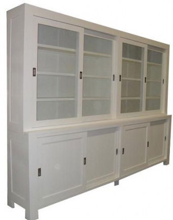 Winkelkast Bemmel wit - wit 300 x 50/40 x 220cm - nr. 1