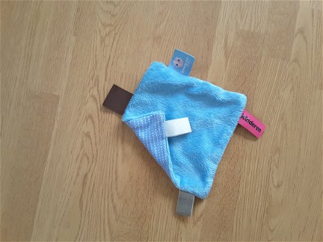 +1308 Snooze baby Blauw labeldoekje KINDEREN - 1