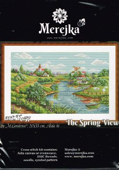 MEREJKA BORDUURPAKKET ,THE SPRING VIEW K 57 - 1