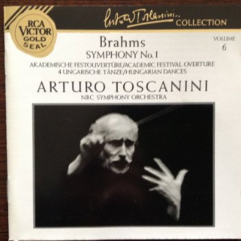 Arturo Toscanini - Brahms* - Arturo Toscanini, NBC Symphony Orchestra ‎– Symphony No. 1; Akademisc - 1