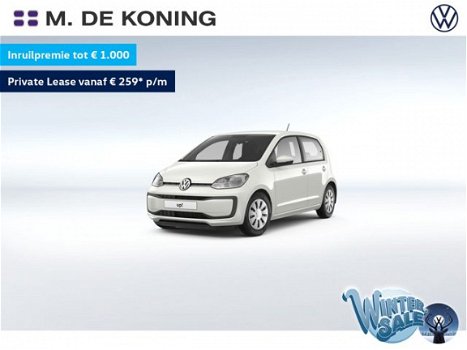 Volkswagen Up! - 1.0BMT/60pk move up · Warmtewerend glas · DAB ontvanger · Start/stop systeem - 1