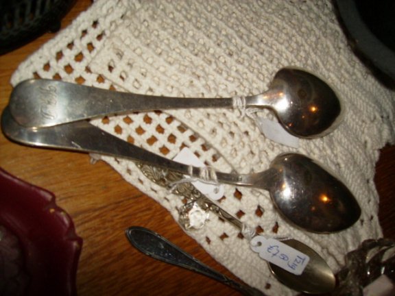 Diner lepels, vintage - Afbeelding 2
