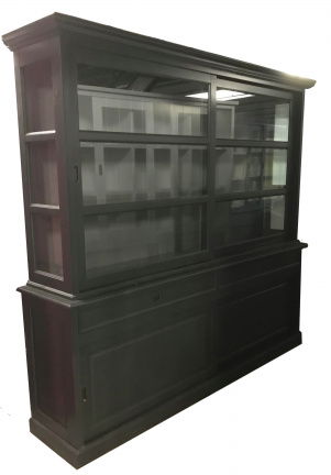 Buffetkast Montfoort antraciet - grijs 240 x 50/40 x 220cm - nr. 1