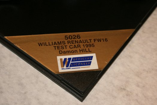 Williams Renault F-1 Testcar 1995 Damon Hill 1/24 Onyx - 2