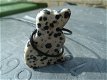Hanger hond van Dalmatier jaspis - 2 - Thumbnail