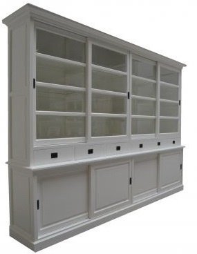 Buffetkast Zaandam wit - wit 300 x 50/40 x 220cm - nr. 1