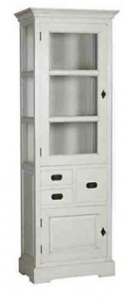 Winkelkast Nunspeet wit - wit 70 x 45 x 200cm - nr. 1