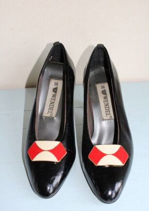 Classy lak pumps met mooi detail op de voorvoet - maat 38 - Afbeelding 6