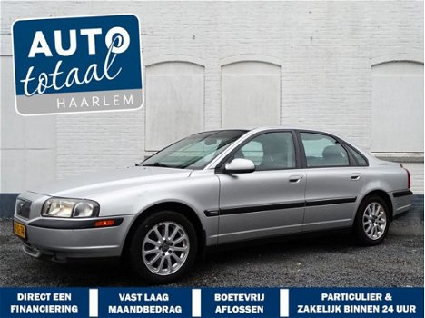 Volvo S80 - 2.9 T5 Summum Graphite Young timer Automaat-Leder-17''LMV - Zeer nette staat - 1