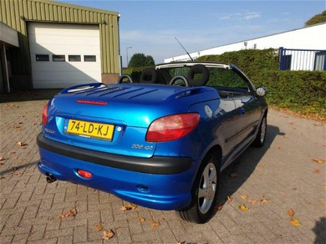 Peugeot 206 CC - 1.6, E 500 Sloop Premie Zondag Open - 1