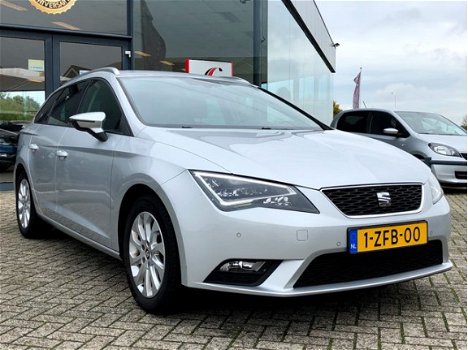 Seat Leon ST - 1.6 TDI Eco Lease Sport, navi, leder/alcantara, LED, 89.000 km, Dealeronderhouden - 1