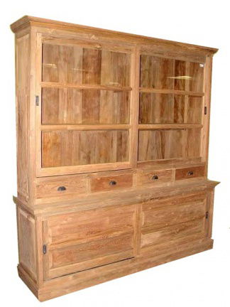 Buffetkast Dordrecht teak 220 x 55/40 x 210cm - nr. 1