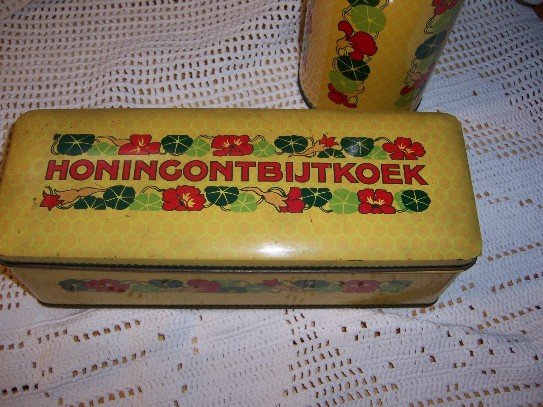 Honing ontbijtkoek blik van Verkade - nr. 1
