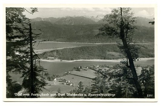 T146 Dorf Walchensee Duitsland - 1