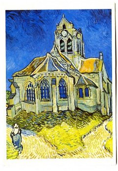 T174 Vincent van Gogh L'Eglise d'Auvers sur Oise ( Kunst ) - 1