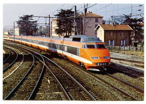T176 Trein a garde Vitesse TGV de la SNCF - 1