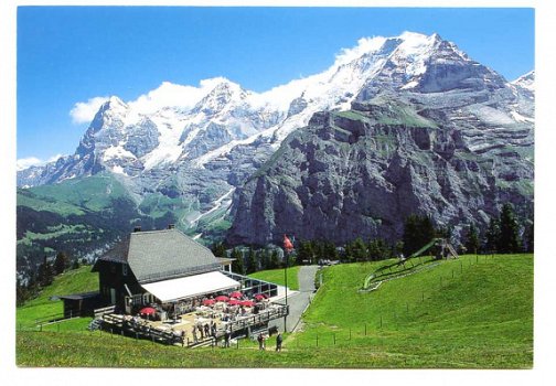 T193 Murre Allmendhubel Restaurant Eiger Monch und Jungfrau / Zwitserland - 1