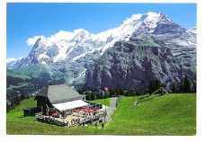 T193 Murre Allmendhubel Restaurant Eiger Monch und Jungfrau / Zwitserland