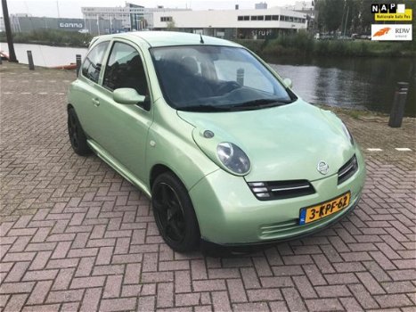 Nissan Micra - 1.5dCi Visia unieke uitvoering geheel sport moet gezien worden rijd perfect - 1