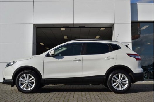 Nissan Qashqai - 1.5 dCi Leer Panoramadak Xenon 360 Camera Led Navigatie Keyless side AssistCruise C - 1