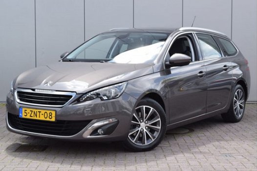 Peugeot 308 SW - 1.2 PureTech Allure Navi Leder Stoelverw Pano Isofix Dakrails 6versn Led - 1