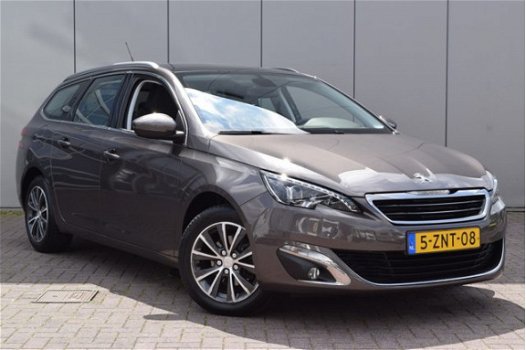 Peugeot 308 SW - 1.2 PureTech Allure Navi Leder Stoelverw Pano Isofix Dakrails 6versn Led - 1