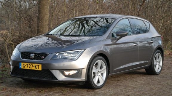 Seat Leon - 1.4 TSI 150pk FR Led/Leder - 5deurs - Airco - 2016 - Elek. pakket - Vol opties - Inruil - 1