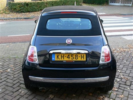 Fiat 500 C - 1.2 Lounge airco zwart - 1