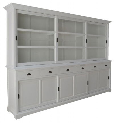 Winkelkast white wash 300cm breed schuifdeuren te koop incl bezorgen - nr. 1
