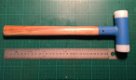 Kunstof/ nylon hamer zonder terugslag 35 mm Edelsmid - 1 - Thumbnail