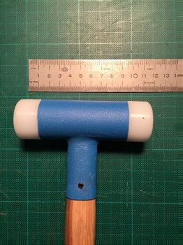 Kunstof/ nylon hamer zonder terugslag 35 mm Edelsmid - 2