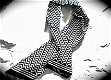WINDSOR Zwart - wit zigzag sjaal - 4 - Thumbnail