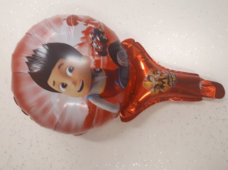 Folie ballon ** Handballon Paw Patrol ** Rood Jongen - 1