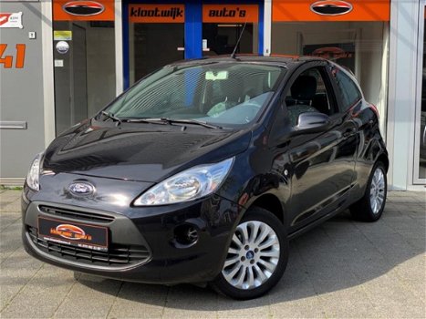 Ford Ka - 1.2 Cool&Sound Airco LM Zwart Dealer Onderhouden - 1